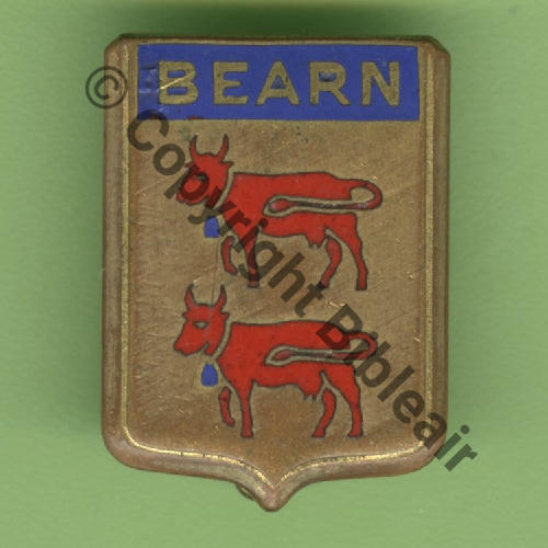 A1067 1960.75 ET.1.64 BEARN EVREUX  DrP Bol Guilloche SNH MAT BLEU ROI CLOCHES BLEU ROI Src.Y.GENTY 5Eur10.16 